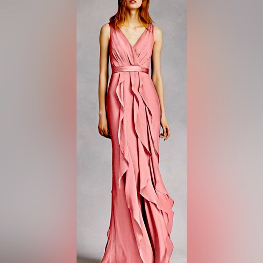 Vera Wang cocktail dress. Size 12. Plum color.